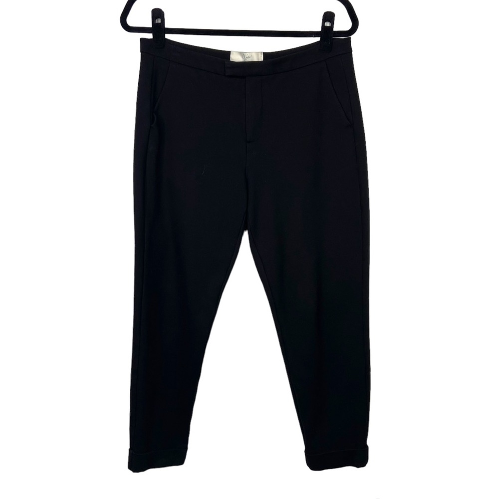 Joie Pants Skinny Shawnta Ponte Cropped Cuffed Hem